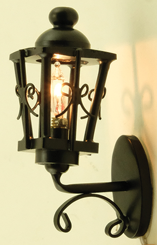 Dollhouse Miniature Ornate Coach Lamp